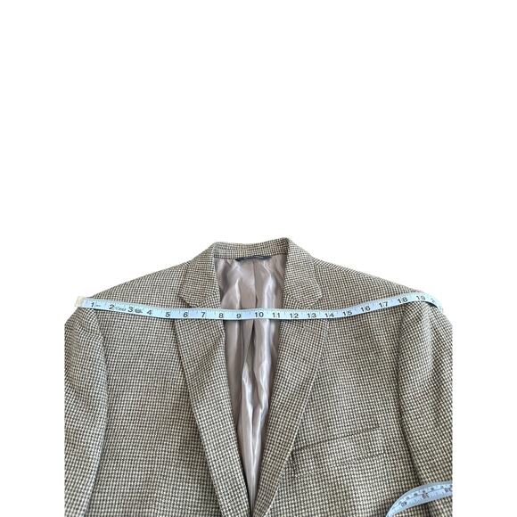 Ralph Lauren Men's Wool Houndstooth Business Career Blazer Sport Coat Size 42L - Picture 6 of 10